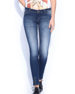 HRX Women Blue Indigo Dyed Skinny Fit Jeans